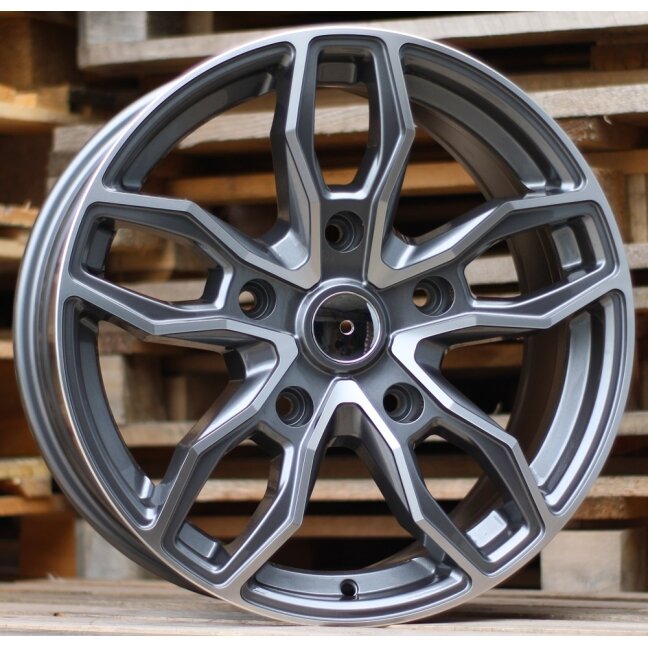 R18x8 5X160 ET 48 65.1 B1251 Grey Polished (MG) For FORD (Z4) (4x4 (max 1100kg)) R18x8 5X160 ET 48 65.1 B1251 Grey Polished (MG) For FORD (Z4) (4x4 (max 1100kg))