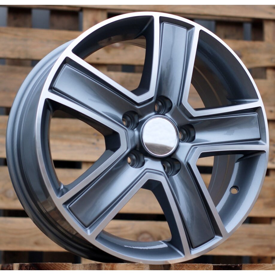 R16x6.5 5X114.3 ET 50 66.1 BK473 Grey Polished (MG) For RENAU (L1+P2+R) (Trafic/Opel Vivaro (max 1250kg)) R16x6.5 5X114.3 ET 50 66.1 BK473 Grey Polished (MG) For RENAU (L1+P2+R) (Trafic/Opel Vivaro (max 1250kg))