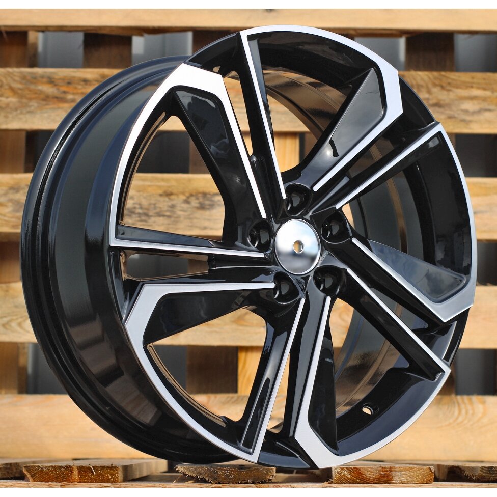 R17x7 5X100 ET 51 57.1 B1113 Black Polished (MB) For SKODA (R) R17x7 5X100 ET 51 57.1 B1113 Black Polished (MB) For SKODA (R)