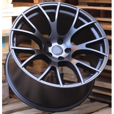 R20x11  5X115  ET  18  71.5  B5054  Black Half Matt (BLHM)  For RACIN  (K2+P)  (DODGE (Rear+Front))