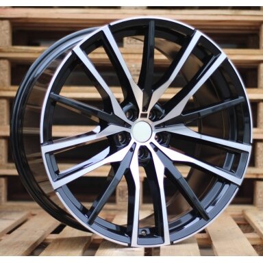 R20x11 5X120 ET 37 74.1 H0324 (BY1473) Black Polished (MB) For BMW (Z1+Z3) (Rear+Front) R20x11 5X120 ET 37 74.1 H0324 (BY1473) Black Polished (MB) For BMW (Z1+Z3) (Rear+Front)