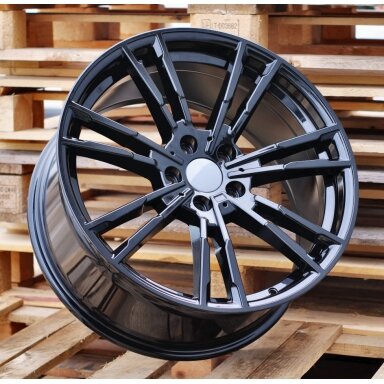 R20x8  5X112  ET  30  66.6  A7065  (BY1356)  Black (BL)  For BMW  (Z1)  (Rear+Front)