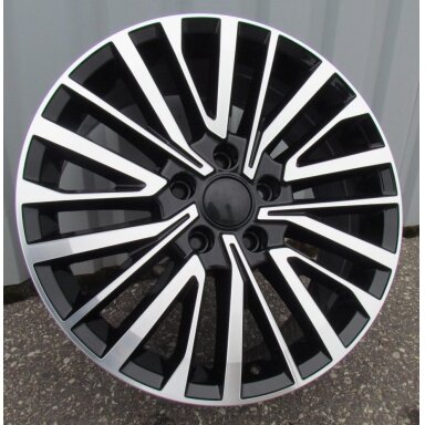 R20x8  5X120  ET  45  65.1  B1515  (B1515/VW411)  Black Polished (MB)  For VW  (Z1+Z4)  ((max 1000kg))