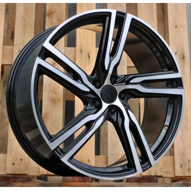 R20x8.5 5X108 ET 42 63.3 FE161 (BK5399) Black Polished (MB) For VOLVO (P) R20x8.5 5X108 ET 42 63.3 FE161 (BK5399) Black Polished (MB) For VOLVO (P)