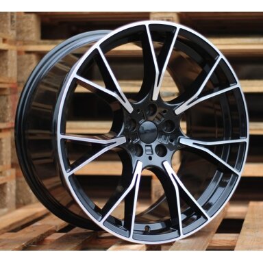 R20x8.5 5X112 ET 26 66.6 B1617 Black Polished (MB) For BMW (Z1+Z2) R20x8.5 5X112 ET 26 66.6 B1617 Black Polished (MB) For BMW (Z1+Z2)