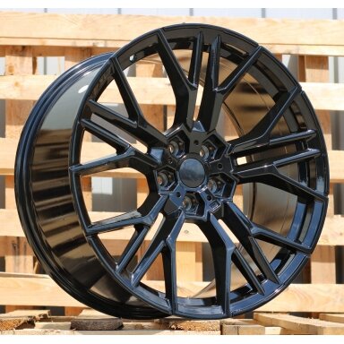 R20x8.5 5X112 ET 26 66.6 I0405 Black (BL) For BMW (K8) (Rear+Front) R20x8.5 5X112 ET 26 66.6 I0405 Black (BL) For BMW (K8) (Rear+Front)
