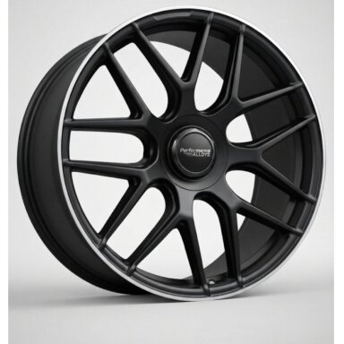 R20x8.5  5X112  ET  36  66.6  B5318  Black Half Matt+Polished Lip (BLHMPL)  For MER  (P)  (REAR+FRONT)
