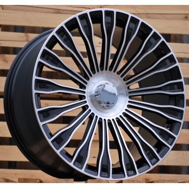 R20x8.5 5X112 ET 38 66.6 I0313 Black Polished (MB) For MER (K7) (Rear+Front) R20x8.5 5X112 ET 38 66.6 I0313 Black Polished (MB) For MER (K7) (Rear+Front)