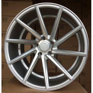 R20x8.5  5X114.3  ET  35  73.1  B1059  Polished Silver (MS)  For RACIN  (Z1)  (RIGHT SIDE (Style Vossen)