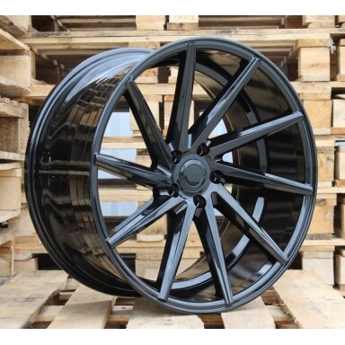 R20x8.5  5X120  ET  33  72.6  B1058  Black (BL)  For RACIN  (Z3)  (LEFT SIDE (Style Vossen))