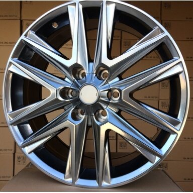 R20x8.5  6X139.7  ET  25  106.1  B1078  Polished Silver (MS)  For TOYOT  (K3)