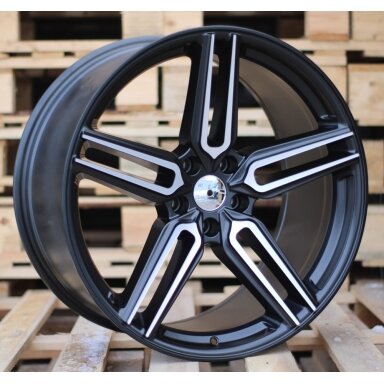 R20x9 5X112 ET 35 66.5 B1382 (HX015) Black Polished Half Matt (MBHM) For HAXER (K7) Rear+Front R20x9 5X112 ET 35 66.5 B1382 (HX015) Black Polished Half Matt (MBHM) For HAXER (K7) Rear+Front