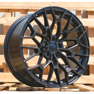 R20x9.5 5X112 ET 38 66.6 I0384 (BYD1883) Black Half Matt (BLHM) For BMW (Z1) (Rear+Front) R20x9.5 5X112 ET 38 66.6 I0384 (BYD1883) Black Half Matt (BLHM) For BMW (Z1) (Rear+Front)