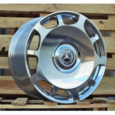 R20x9.5 5X112 ET 43.5 66.6 FBX007 Full Polished (FPL) For MER (Z5) (HYBRID FORGED Rear+Front) R20x9.5 5X112 ET 43.5 66.6 FBX007 Full Polished (FPL) For MER (Z5) (HYBRID FORGED Rear+Front)