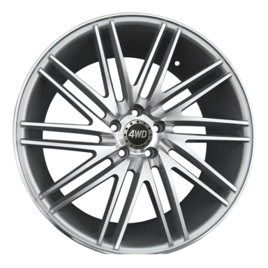 R20x9.5 5X120 ET 38 72.6 LU579 (M+6R) Polished Silver (MS) For RACIN ( Vossen Style (Right)) R20x9.5 5X120 ET 38 72.6 LU579 (M+6R) Polished Silver (MS) For RACIN ( Vossen Style (Right))
