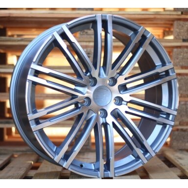 R21x10  5X112  ET  19  66.5  B1026  (LU1293)  Grey Polished (MG)  For PORCH  (K3+P1)  (Rear+Front)