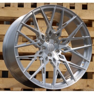 R21x10.5  5X112  ET  30  66.6  HXF03  Brush Silver (BS)  For HAXER  (K3)  (FORGED  (NEW Model))