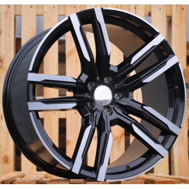 R21x10.5 5X112 ET 43 66.6 FE246 Black Polished (MB) For BMW (P2) R21x10.5 5X112 ET 43 66.6 FE246 Black Polished (MB) For BMW (P2)