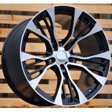 R21x11.5 5X120 ET 38 74.1 BK851 (FR765) Black Polished (MB) For BMW (Z5) (Rear+Front) R21x11.5 5X120 ET 38 74.1 BK851 (FR765) Black Polished (MB) For BMW (Z5) (Rear+Front)