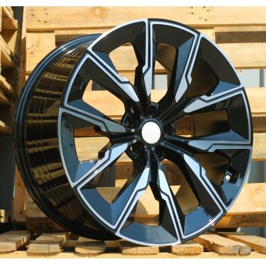 R21x8.5 5X112 ET 25 66.6 FBX144 Black Polished (MB) For BMW (Z5) (HYBRID FORGED (Rear+Front)) R21x8.5 5X112 ET 25 66.6 FBX144 Black Polished (MB) For BMW (Z5) (HYBRID FORGED (Rear+Front))