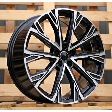 R21x8.5 5X112 ET 43 66.5 3S1277 Black Polished (MB) For AUD (P) (HYBRID FORGED) R21x8.5 5X112 ET 43 66.5 3S1277 Black Polished (MB) For AUD (P) (HYBRID FORGED)