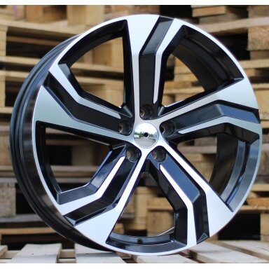 R21x9  5X108  ET  38.5  63.3  B0143  (FBX517)  Black Polished (MB)  For VOLVO  (P1)  (HYBRID FORGED)