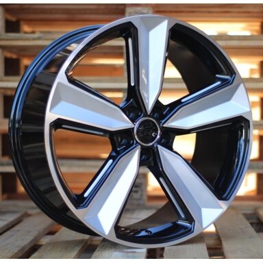 R21x9 5X112 ET 31 66.5 A5470 Black Polished (MB) For AUD (K4+P) (MILLING) R21x9 5X112 ET 31 66.5 A5470 Black Polished (MB) For AUD (K4+P) (MILLING)