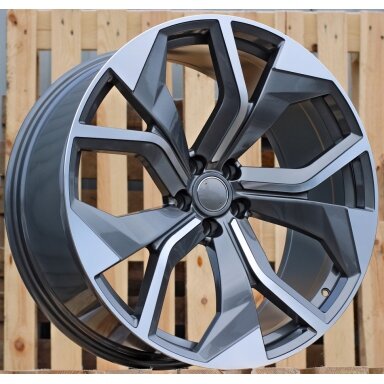 R21x9.5 5X112 ET 31 66.5 B1637 (BK5758) Grey Polished (MG) For AUD (P2) R21x9.5 5X112 ET 31 66.5 B1637 (BK5758) Grey Polished (MG) For AUD (P2)