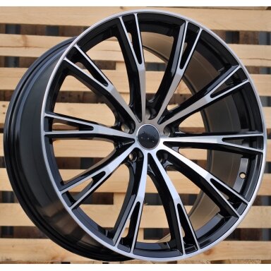 R21x9.5 5X112 ET 31 66.5 H5060 Black Polished (MB) For AUD (P1) (ABT Style) R21x9.5 5X112 ET 31 66.5 H5060 Black Polished (MB) For AUD (P1) (ABT Style)