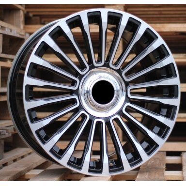 R21x9.5 5X130 ET 40 84.1 B1365 Black Polished (MB) For LAND (K7) MANSORY R21x9.5 5X130 ET 40 84.1 B1365 Black Polished (MB) For LAND (K7) MANSORY
