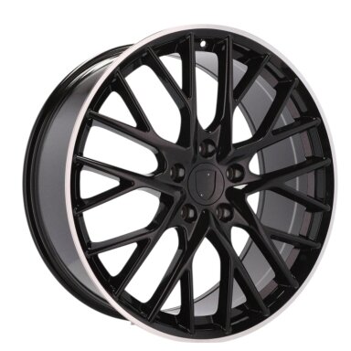 R21x9.5 5X130 ET 61 71.6 B5541 (TXRGW1847) Black+Polished Lip (BLPL) For PORCH (K3) (FORGED (Rear+Front)) R21x9.5 5X130 ET 61 71.6 B5541 (TXRGW1847) Black+Polished Lip (BLPL) For PORCH (K3) (FORGED (Rear+Front))