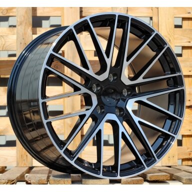 R21x9.5 5X130 ET 69 71.6 I0375 Black Polished (MB) For PORCH (K7) (Rear+Front) R21x9.5 5X130 ET 69 71.6 I0375 Black Polished (MB) For PORCH (K7) (Rear+Front)