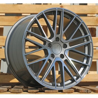R21x9.5 5X130 ET 69 71.6 I0375 Grey Polished (MG) For PORCH (Z5) (Rear+Front) R21x9.5 5X130 ET 69 71.6 I0375 Grey Polished (MG) For PORCH (Z5) (Rear+Front)