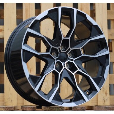 R22x10.5 5X112 ET 43 66.6 I5592 Black Polished (MB) For BMW (P2) (NEW X7 (Rear+Front)) R22x10.5 5X112 ET 43 66.6 I5592 Black Polished (MB) For BMW (P2) (NEW X7 (Rear+Front))