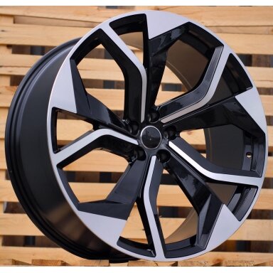 R23x10 5X112 ET 20 66.5 B1637 (IN5480) Black Polished (MB) For AUD (K8) R23x10 5X112 ET 20 66.5 B1637 (IN5480) Black Polished (MB) For AUD (K8)