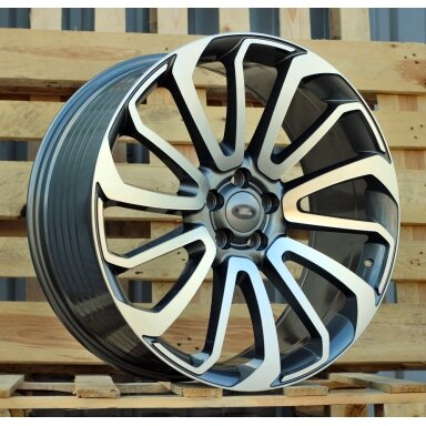 R23x10 5X120 ET 45 72.6 BY959 (FBX196) Grey Polished (MG) For LAND (Z5) (HYBRID FORGED) R23x10 5X120 ET 45 72.6 BY959 (FBX196) Grey Polished (MG) For LAND (Z5) (HYBRID FORGED)