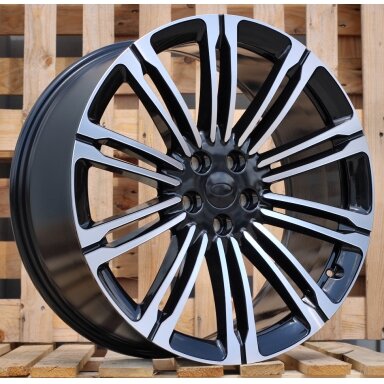 R23x9.5 5X120 ET 42.5 72.6 3S1066V (IN1125V) Black Polished (MB) For LAND (P2) ((For M14x1.5 bolts)) R23x9.5 5X120 ET 42.5 72.6 3S1066V (IN1125V) Black Polished (MB) For LAND (P2) ((For M14x1.5 bolts))