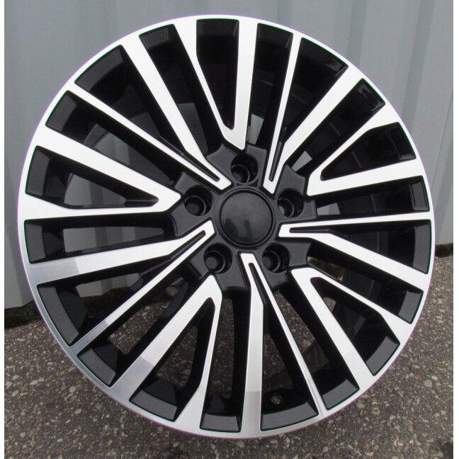 R20x8 5X120 ET 45 65.1 B1515 (B1515/VW411) Black Polished (MB) For VW (Z1+Z4) ((max 1000kg)) R20x8 5X120 ET 45 65.1 B1515 (B1515/VW411) Black Polished (MB) For VW (Z1+Z4) ((max 1000kg))