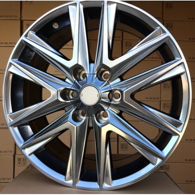 R20x8.5 6X139.7 ET 25 106.1 B1078 Polished Silver (MS) For TOYOT (K3) R20x8.5 6X139.7 ET 25 106.1 B1078 Polished Silver (MS) For TOYOT (K3)