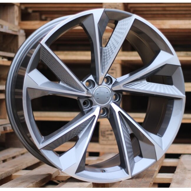 R20x9 5X112 ET 33 66.5 B1566 Grey Polished (MG) For AUD (Z1) R20x9 5X112 ET 33 66.5 B1566 Grey Polished (MG) For AUD (Z1)