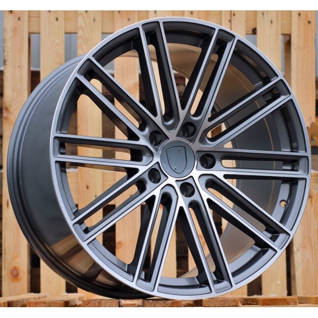 R21x11.5 5X130 ET 60 71.6 B1271 Grey Polished (MG) For PORCH (P) (Rear+Front) R21x11.5 5X130 ET 60 71.6 B1271 Grey Polished (MG) For PORCH (P) (Rear+Front)