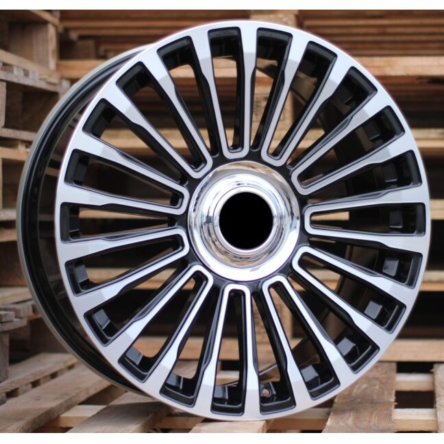 R21x9.5 5X130 ET 40 84.1 B1365 Black Polished (MB) For LAND (K7) MANSORY R21x9.5 5X130 ET 40 84.1 B1365 Black Polished (MB) For LAND (K7) MANSORY