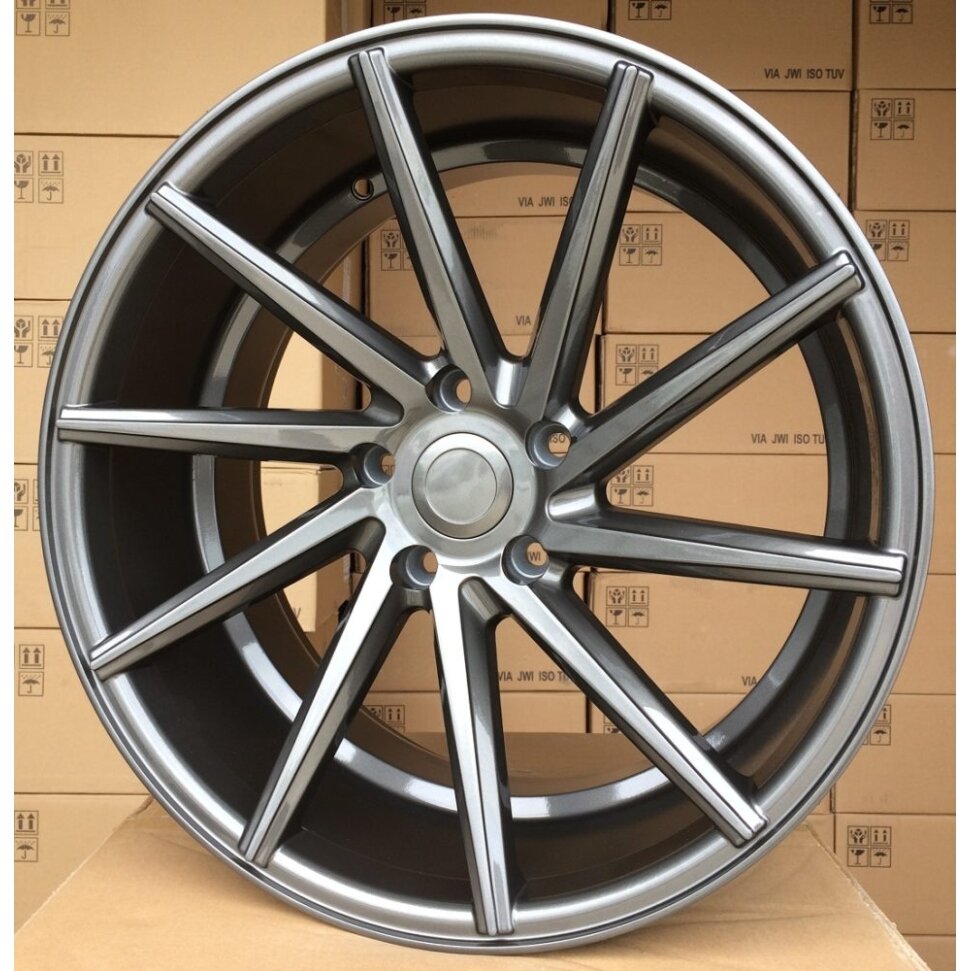 R20x10 5X120 ET 40 72.6 B1058 Grey (GR) For RACIN (P+K4) Style Vossen) R20x10 5X120 ET 40 72.6 B1058 Grey (GR) For RACIN (P+K4) Style Vossen)