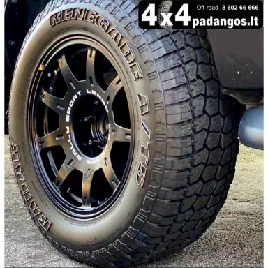 RADAR 285/75R16 126/123R RENEGADE AT5 OWL 3PMSF RADAR 285/75R16 126/123R RENEGADE AT5 OWL 3PMSF