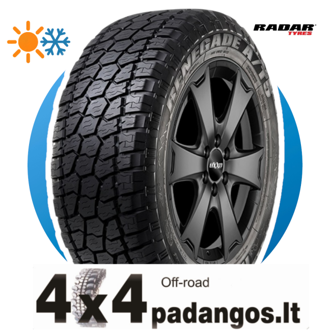 RADAR 235/85R16 120/116S RENEGADE AT5 3PMSF 2