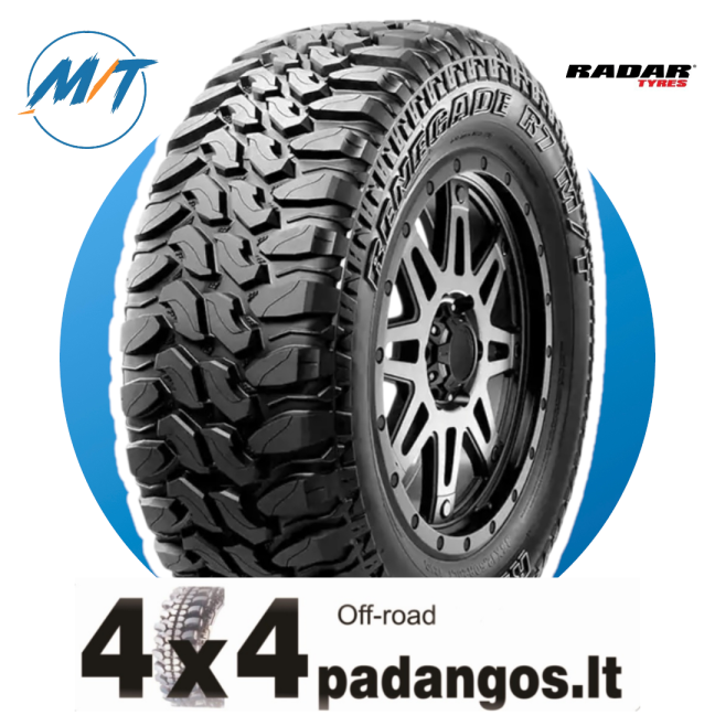 RADAR 275/65R20 126/123K RENEGADE R7 M/T OWL P.O.R 3