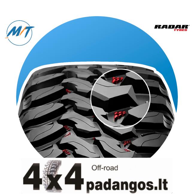 RADAR 275/65R20 126/123K RENEGADE R7 M/T OWL P.O.R 2
