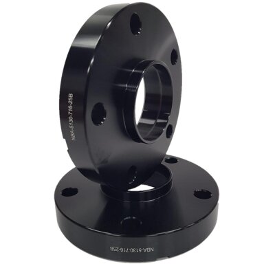 Spacer 25 mm 2 pcs 5x130 71.6 mm Black (NBA-5130-716-25B)