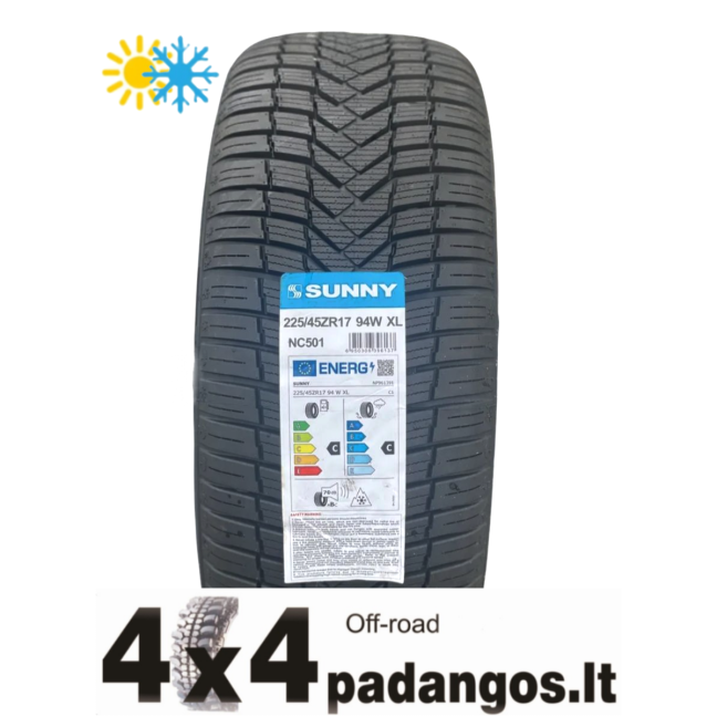 Sunny 215/45R18 93V NC501 XL 3PMSF 5 Sunny 215/45R18 93V NC501 XL 3PMSF 5